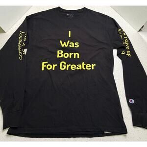 Champion Black long-sleeved t-shirt Size Medium